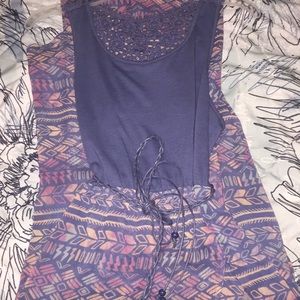 Periwinkle Dress with Detachable Belt 💜